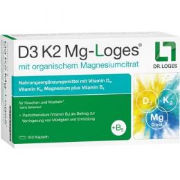 D3 K2 MG-Loges Kapseln 100 St.