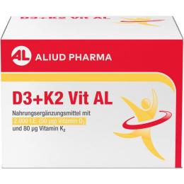 D3+K2 Vit AL 2000 I.E./80 µg Kapseln 90 St. (21,2 g)