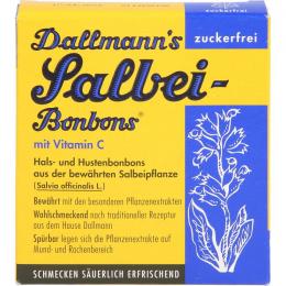 DALLMANN'S Salbei Bonbons zuckerfrei 20 St. (37 g)