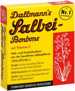 Ein aktuelles Angebot für DALLMANN'S Salbeibonbons 20 St Bonbons Hustenbonbons - jetzt kaufen, Marke Dallmann's Pharma Candy GmbH.