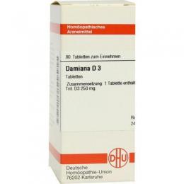 DAMIANA D 3 Tabletten 80 St