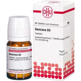 DAMIANA D 3 Tabletten 80 St.
