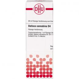 DATISCA cannabina D 4 Dilution 20 ml