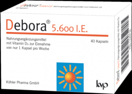 DEBORA 5.600 I.E. Kapseln 19,2 g