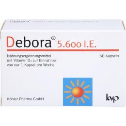 DEBORA 5.600 I.E. Kapseln 60 St. (28,8 g)