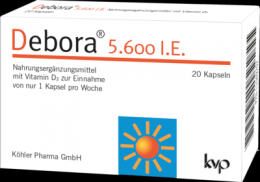 DEBORA 5.600 I.E. Kapseln 9,6 g