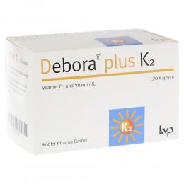 Ein aktuelles Angebot für Debora plus K2 120 St Kapseln Multivitamine & Mineralstoffe - jetzt kaufen, Marke Köhler Pharma GmbH.