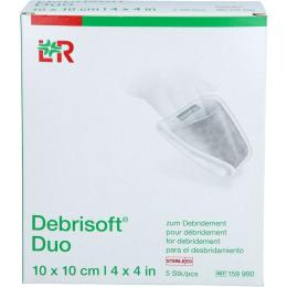 DEBRISOFT Duo Wundbettvorbereitung 10x10 cm 5 St.