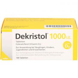 DEKRISTOL 1.000 I.E. Tabletten 100 St.