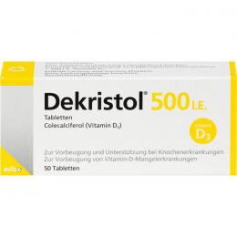 DEKRISTOL 500 I.E. Tabletten 50 St.