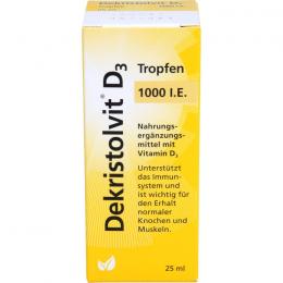 DEKRISTOLVIT D3 1000 I.E. Tropfen 25 ml