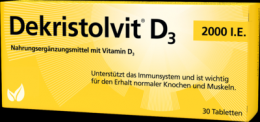 DEKRISTOLVIT D3 2.000 I.E. Tabletten 30 St