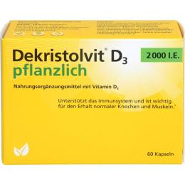 DEKRISTOLVIT D3 2000 I.E. pflanzlich Kapseln 60 St. (18 g)
