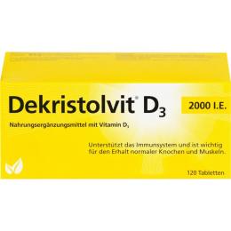 DEKRISTOLVIT D3 2000 I.E. Tabletten 120 St. (33 g)