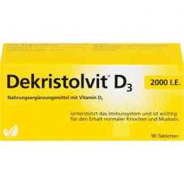 DEKRISTOLVIT D3 2000 I.E. Tabletten 90 St.