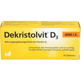 DEKRISTOLVIT D3 4000 I.E. Tabletten 30 St. (16 g)
