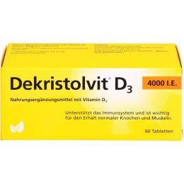 DEKRISTOLVIT D3 4000 I.E. Tabletten 60 St. (33 g)