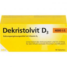 DEKRISTOLVIT D3 4000 I.E. Tabletten 90 St.