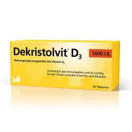 Ein aktuelles Angebot für Dekristolvit D3 5.600 I.E. 60 St Tabletten Vitaminpräparate - jetzt kaufen, Marke Hübner Naturarzneimittel GmbH.