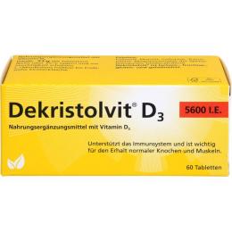DEKRISTOLVIT D3 5600 I.E. Tabletten 60 St. (33 g)