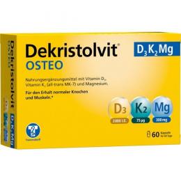 DEKRISTOLVIT OSTEO D3K2Mg Kapseln 60 St.
