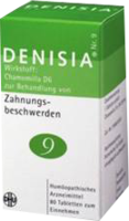 DENISIA 9 Zahnungsbeschwerden Tabletten 80 St