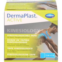 DERMAPLAST Active Kinesiology Tape 5 cmx5 m blau 1 St.