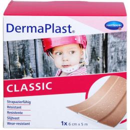 DERMAPLAST CLASSIC Wundpflaster 6 cmx5 m 1 St.