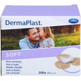 DERMAPLAST SOFT Spots Pflaster rund 22 mm 200 St.