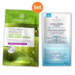 Dermasel Maske Set Anti Aging+Gratis Per HyalBoost 21 ml St