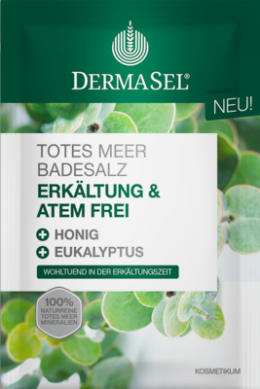 DERMASEL Totes Meer Badesalz Erkltung & Atemfrei 80 g