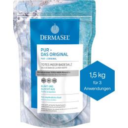 DERMASEL Totes Meer Badesalz Pur 1500 g