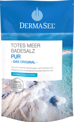 DERMASEL Totes Meer Badesalz Pur 500 g