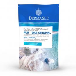 DermaSel Totes Meer Badesalz Pur 500 g Salz