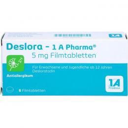 DESLORA-1A Pharma 5 mg Filmtabletten 6 St.