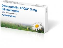 DESLORATADIN-ADGC 5 mg Filmtabletten 20 St