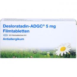 DESLORATADIN ADGC 5 mg Filmtabletten 20 St.