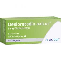 DESLORATADIN axicur 5 mg Filmtabletten 100 St.