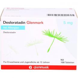 DESLORATADIN Glenmark 5 mg Tabletten 100 St.