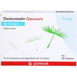 DESLORATADIN Glenmark 5 mg Tabletten 20 St.