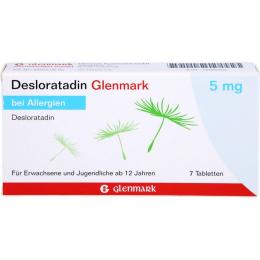 DESLORATADIN Glenmark 5 mg Tabletten 7 St.