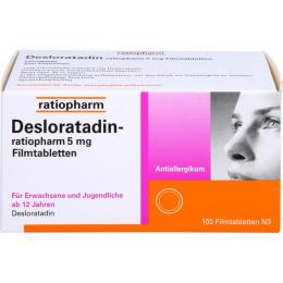 DESLORATADIN-ratiopharm 5 mg Filmtabletten 100 St.