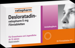 DESLORATADIN-ratiopharm 5 mg Filmtabletten 20 St