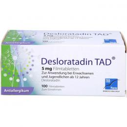 DESLORATADIN TAD 5 mg Filmtabletten 100 St.