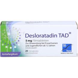 DESLORATADIN TAD 5 mg Filmtabletten 20 St.