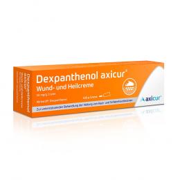 DEXPANTHENOL axicur Wund- und Heilcreme 50 mg/g 100 g Creme