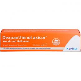 DEXPANTHENOL axicur Wund- und Heilcreme 50 mg/g 50 g