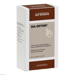 Ein aktuelles Angebot für DIA-ORTHIM Kapseln 60 St Kapseln Nahrungsergänzung für Diabetiker - jetzt kaufen, Marke Orthim GmbH & Co. KG.