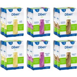 DIBEN DRINK Mischkarton 1.5 kcal/ml Trinkflasche 4800 ml
