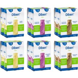 DIBEN DRINK Mischkarton 1.5 kcal/ml Trinkflasche 4800 ml